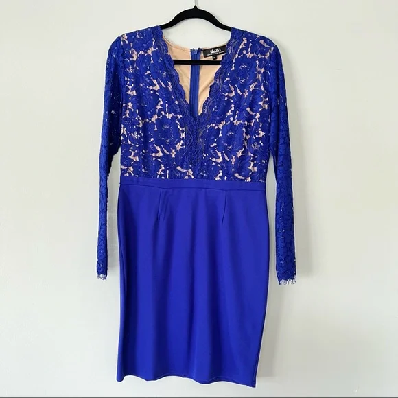knee length dresses for ladies Women's Redeeming Quality Dress, Blue